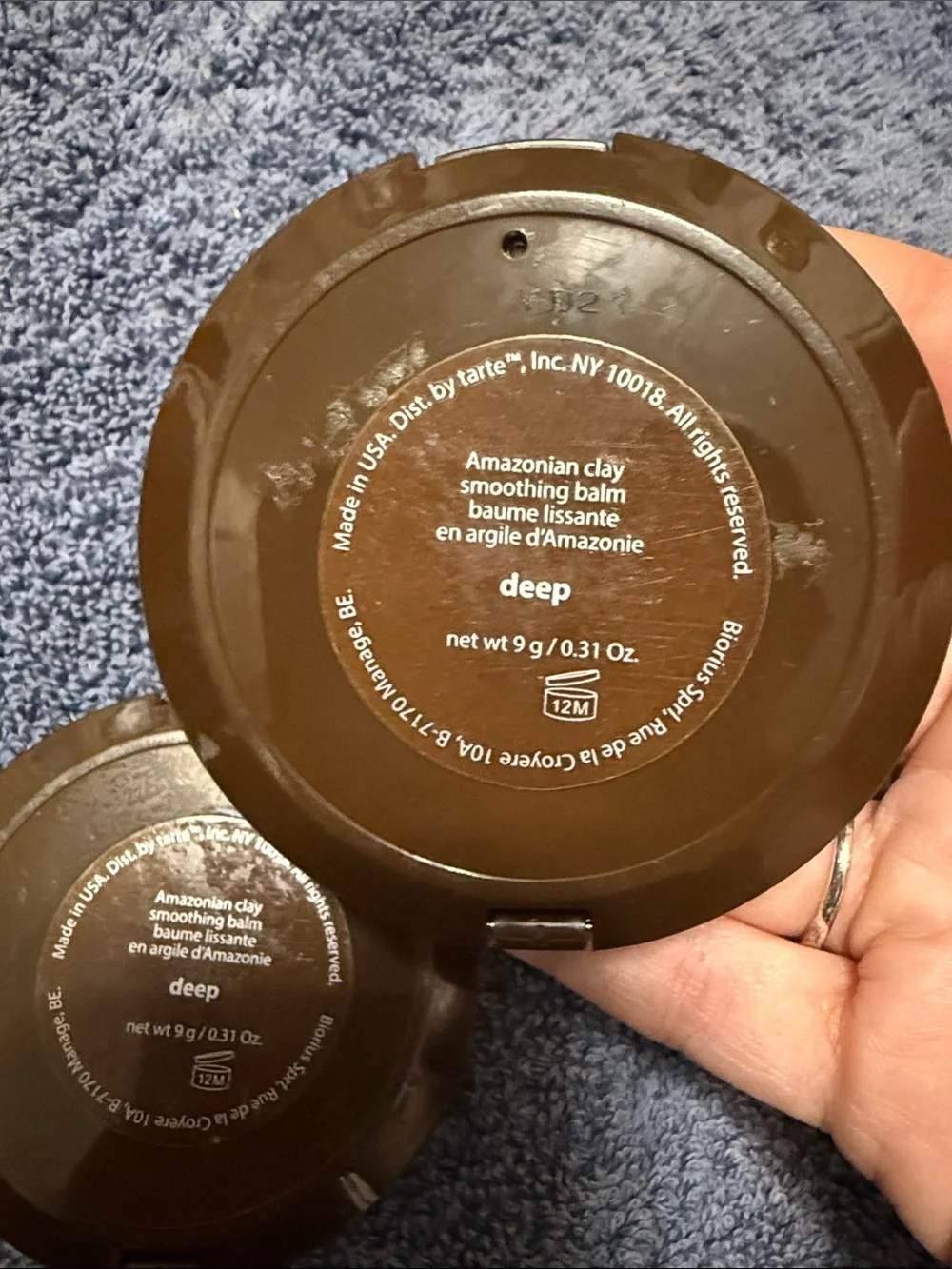 Tarte amazonian clay Smoothing balm in the shade Deep set of 2